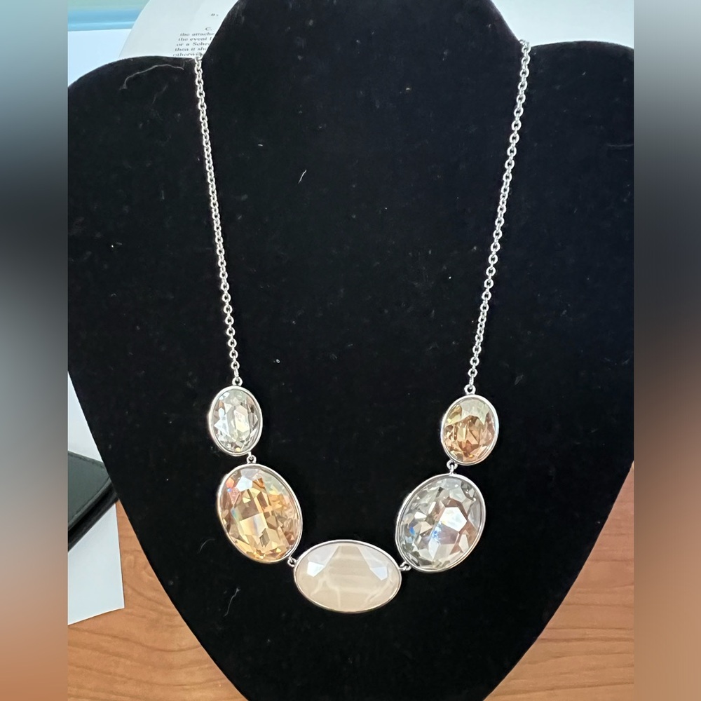 TOUCHSTONE CRYSTAL BY SWAROVSKI DUNES NECKLACE